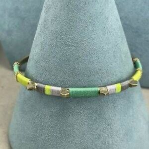 Stella & Dot Colorblock Cuff Bracelet - gold